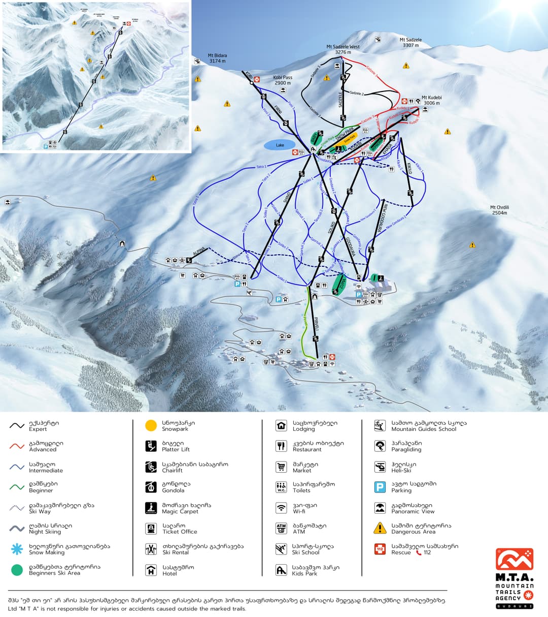 gudauri map